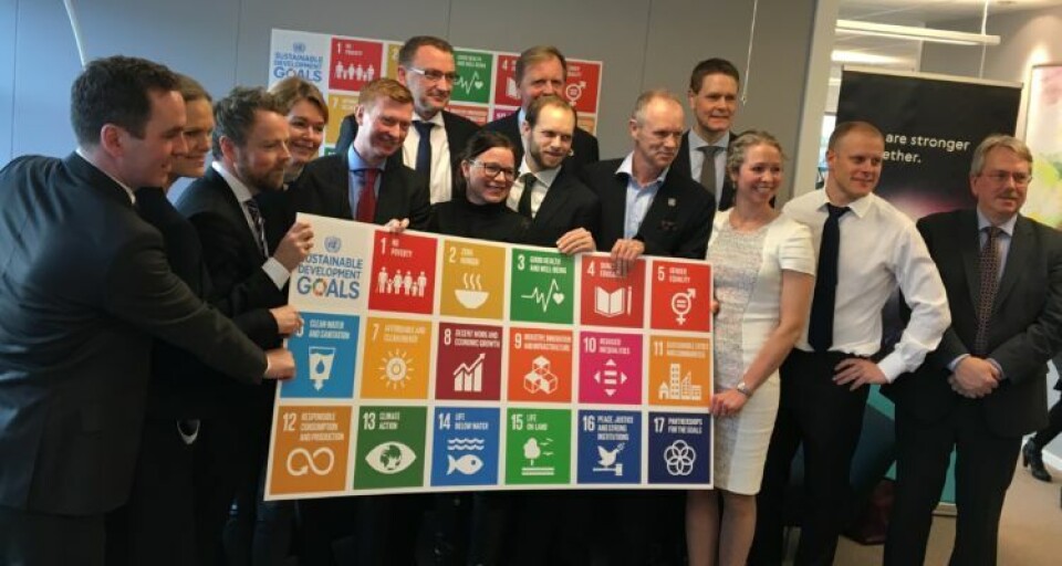 Under lansering av FN-handlingsplattformen, kalt «Business Action Platform for Oceans».