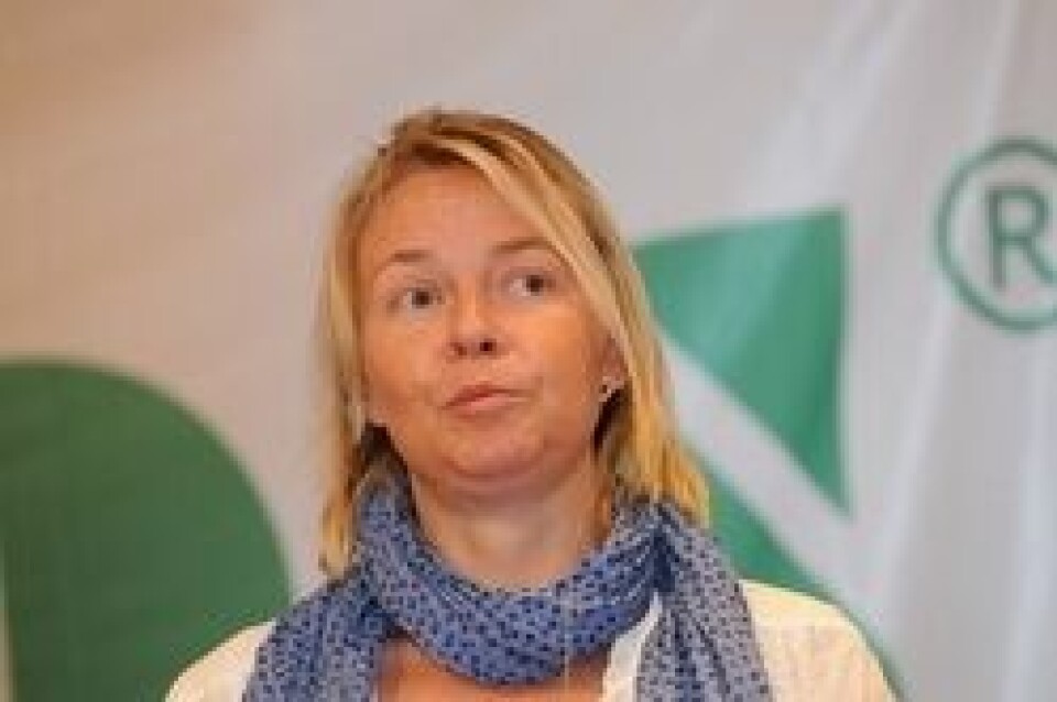Oddrund Gudbrandsen taler varmt om effektene av fiskeproteiner. Oddrund Gudbrandsen taler varmt om effektene av fiskeproteiner.