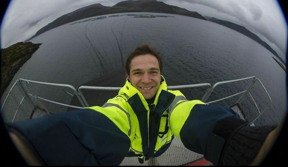 – Jeg er kjempestolt over hva vi har utrettet i de syv årene jeg har fått oppleve sammen med Grieg Seafood Finnmark. Nå er det bare å gi full gass fremover og være stolte over næringen dere er en del av. Dette er bare starten, sier Sørnes til kyst.no. Foto: Selfie på Nordkapp.