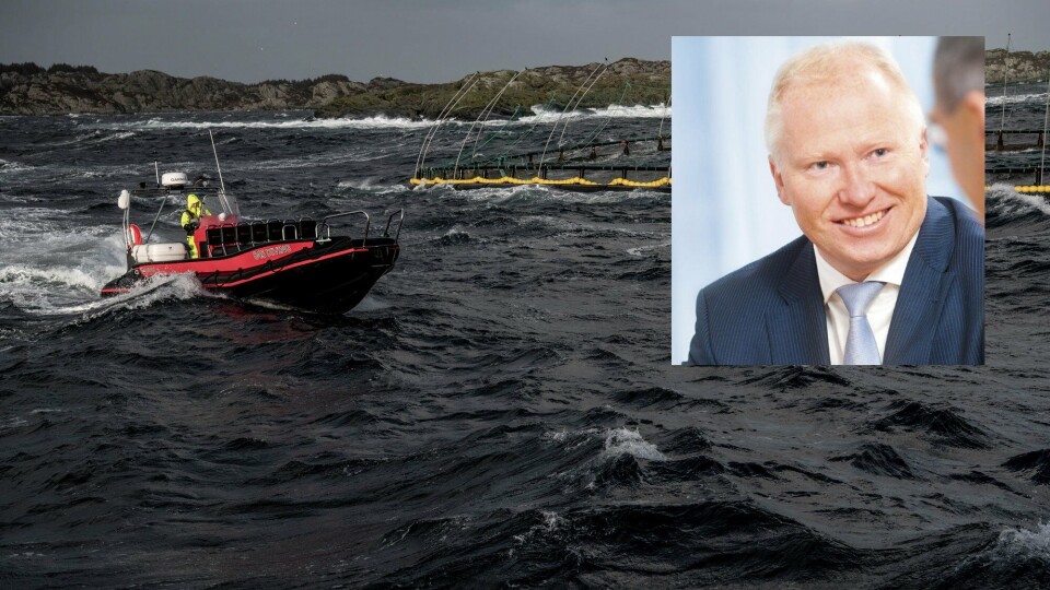Knut Nesse er CEO i AKVA group. Han kan glede seg over at det signeres kontrakter med selskapet som aldri før. Foto: AKVA group.