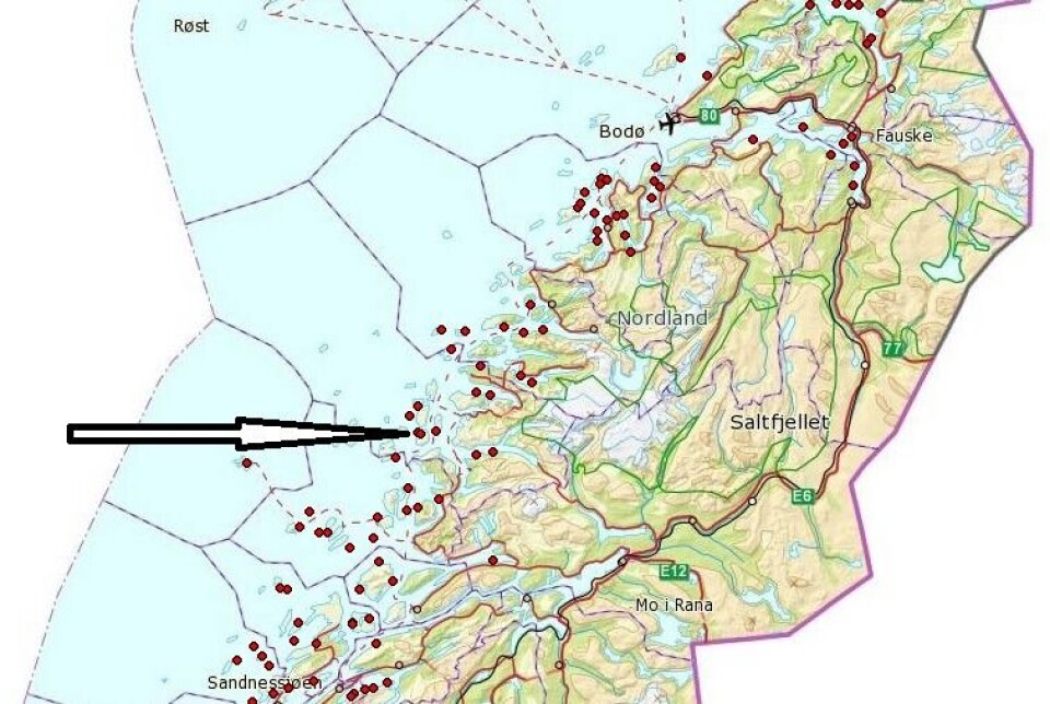 Ørnstolen i Rødøy kommune i Nordland.