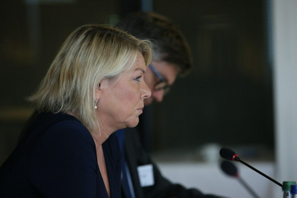 Næringsminister Monica Mæland. Foto: Efta.