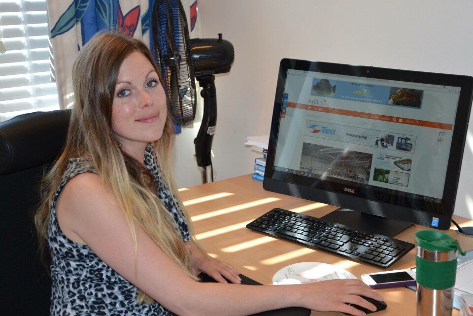 Journalist Linn Therese Skår Hosteland er klar for en mer hektisk hverdag da hun blir kyst.no nye sjefsredaktør. Foto: Therese Soltveit.