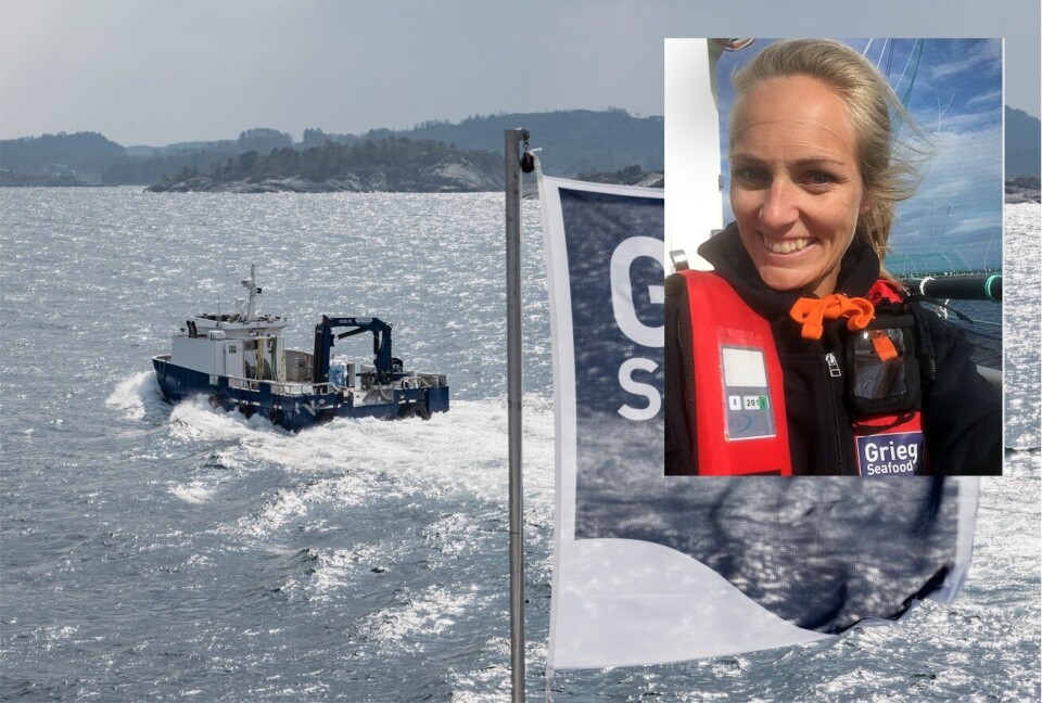 Nina Willumsen er ny regionsdirektør Grieg Seafood Rogaland. Foto: Grieg Seafood Rogaland/Tommy Ellingsen