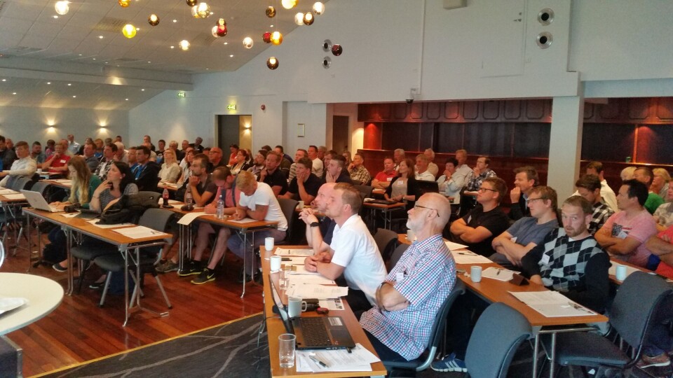 Fra en tidligere rensefiskkonferanse. Foto: Vidar Onarheim. Fra en tidligere rensefiskkonferanse. Foto: Vidar Onarheim.