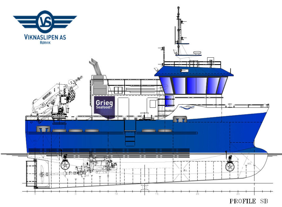 Byggnummer 55, styrbord side. Illustrasjon: Viknaslipen/Marin Design