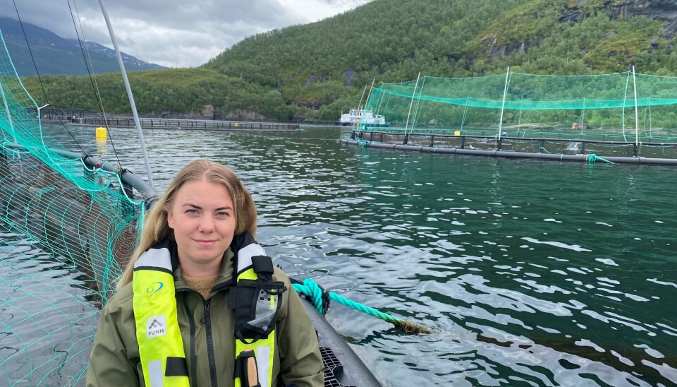 Marianne Bendiksen er daglig leder i Northern Lights Salmon og Trollvika Drift. Hun berømmer flinke ansatte i en krevende periode.