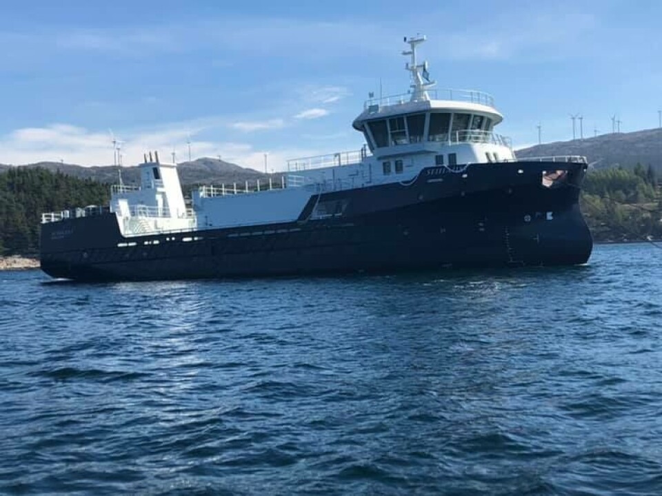 «Seihaust» som nå blir utrustet hos FMV, er den tredje i rekken av prosessbåter fra FMV. Foto: Seistar Holding AS