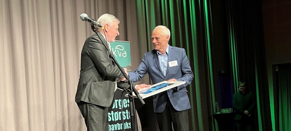 Han fekk AqKva-prisen 2022