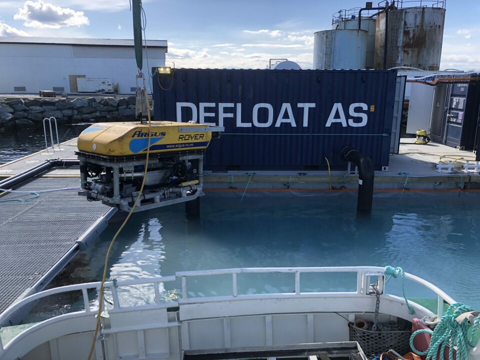 Selskapet kan ta i mot fartøy opptil 30 meter, dersom båtene er mindre har anlegget mulighet for å desinfisere flere om gangen, opplyser Øystein Vaage i Defloat.