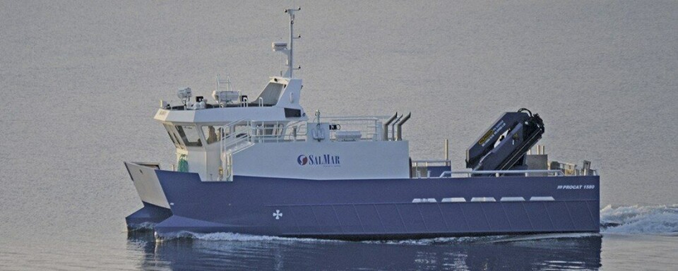 Bildet viser en tidligere leveranse til Salmar, bygg nummer 204, «SALMAR V» levert sommeren 2019. Foto: Promek.