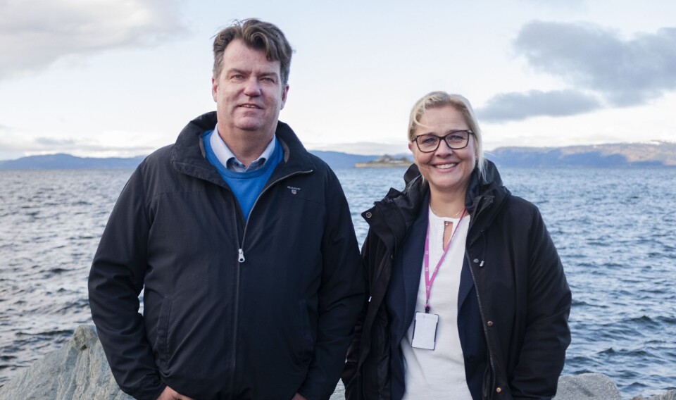 Kristian Digre og Kari Steinsbøe ser frem til AquaNor 2021. Foto: Aqua Nor