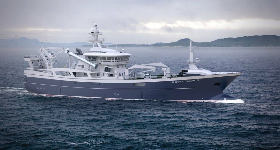 Salt Ship har designet på fartøyet «Hardhaus». Foto: Salt Ship Design.
