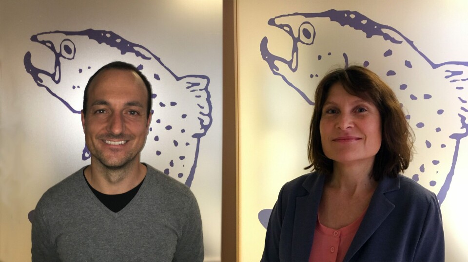 Florian Sprater og Elinborg Lilja Olafsdottir. Foto: Bolaks.