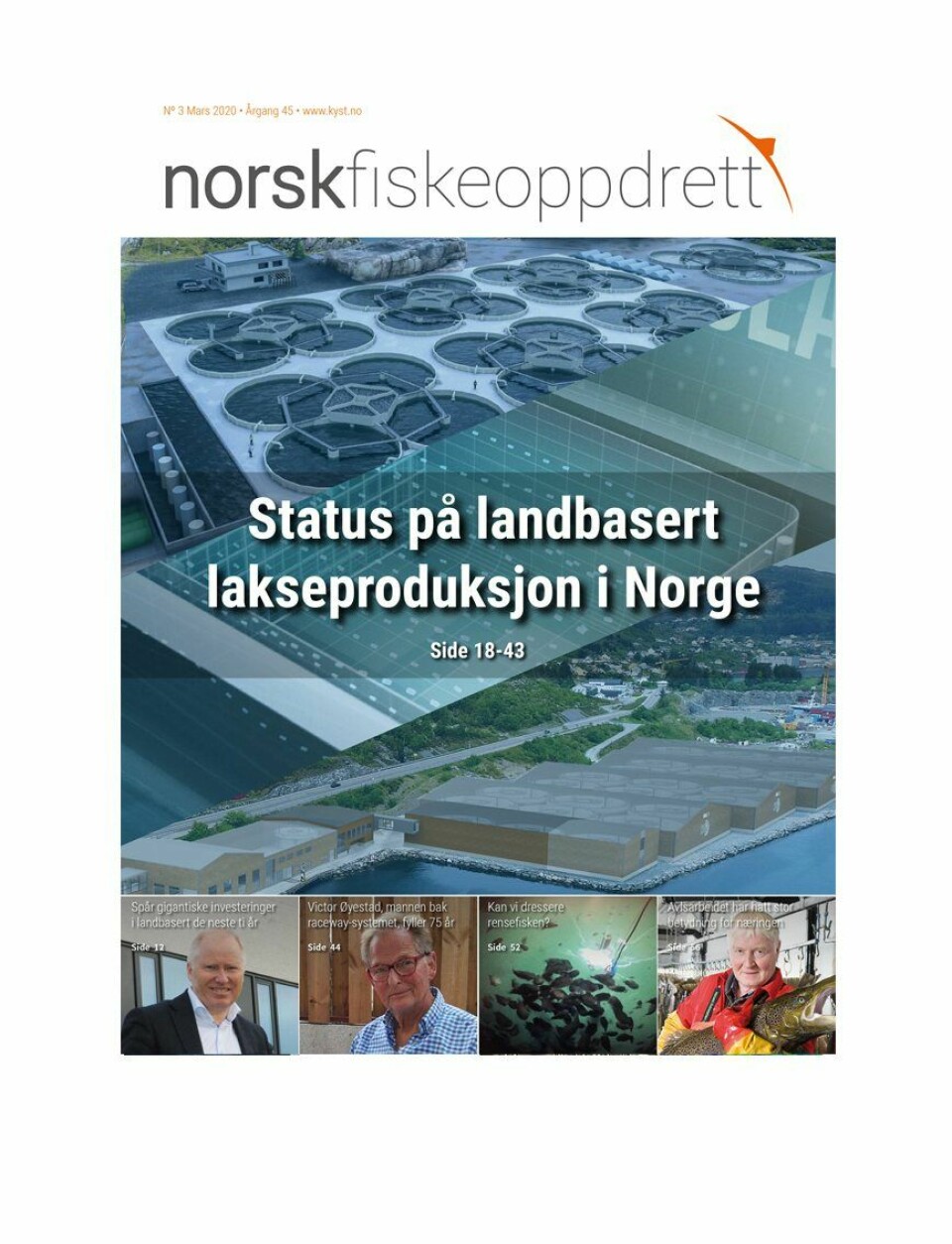 Artikkelen om avlens betydning for vekst står på trykk i siste nummer av Norsk Fiskeoppdrett - nr 3 2020.