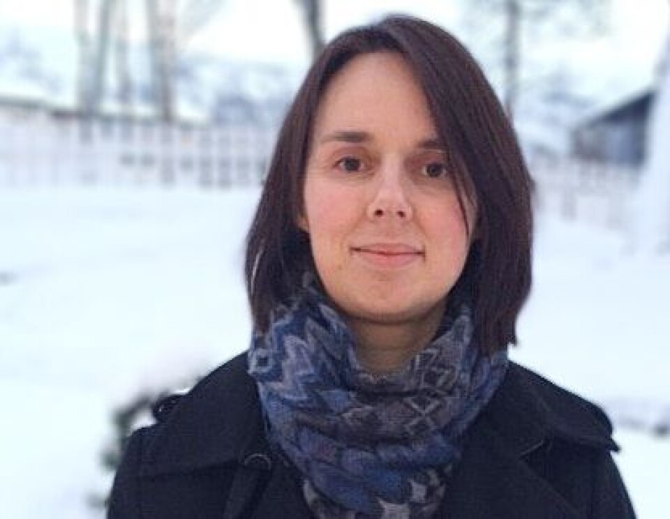 Katrine Ryvold Bakkemo har doktorgrad innen fiskesykdom og har tidligere jobbet hos Pharmaq, Nofima og Tromsø havbruksstasjon. Foto: Skretting. Katrine Ryvold Bakkemo har doktorgrad innen fiskesykdom og har tidligere jobbet hos Pharmaq, Nofima og Tromsø havbruksstasjon. Foto: Skretting.
