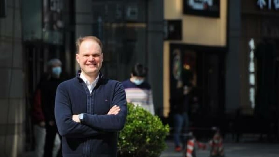 Andreas Thorud (bildet) blir Sjømatrådets nye utsending i Kina. Direktør for Globale operasjoner, Børge Grønbech, mener Thorud blir en viktig brikke i et spennende sjømatmarked. Foto: Privat