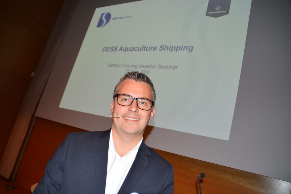 Konsernsjefen i DESS Aquaculture Shipping har tro på prosessfartøy og er i ferd med å bygge nytt. Foto: Gustav Erik Blaalid