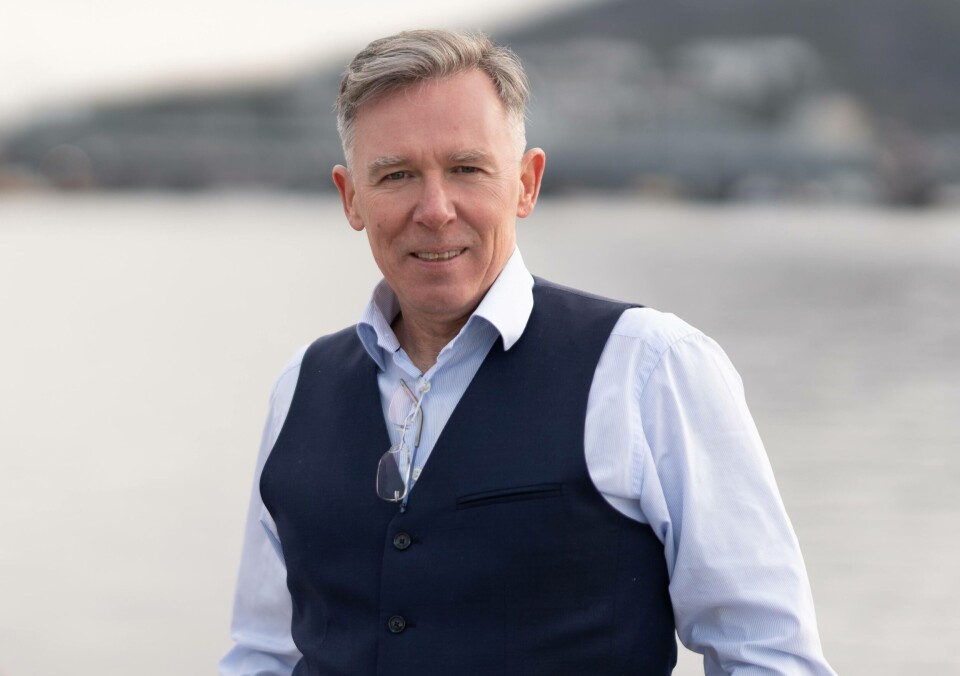 Per Håkon Stenhaug er  direktør for kommunikasjon og HR i Pure Salmon Kaldnes. Foto: Pure Salmon Kaldnes.