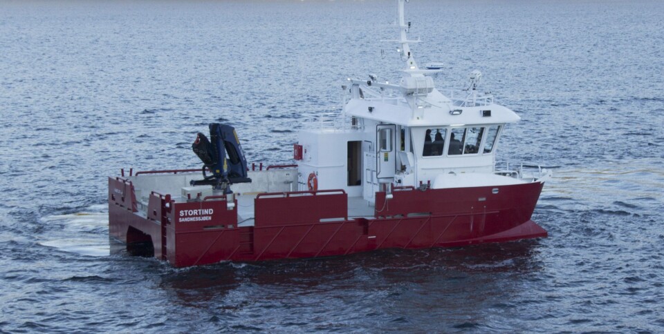 Moen Marins Stortind levert til Tomma Laks. Foto: Moen Marin.