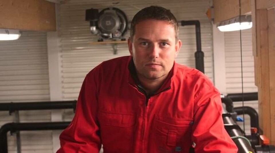 Administrerende direktør i Namdal Settefisk, Kåre J Devik, har signert en samarbeidsavtale med NorCod om samdrift i sjø. Avtalen gjelder også for Namdal Torsk. Foto: Namdal Settefisk