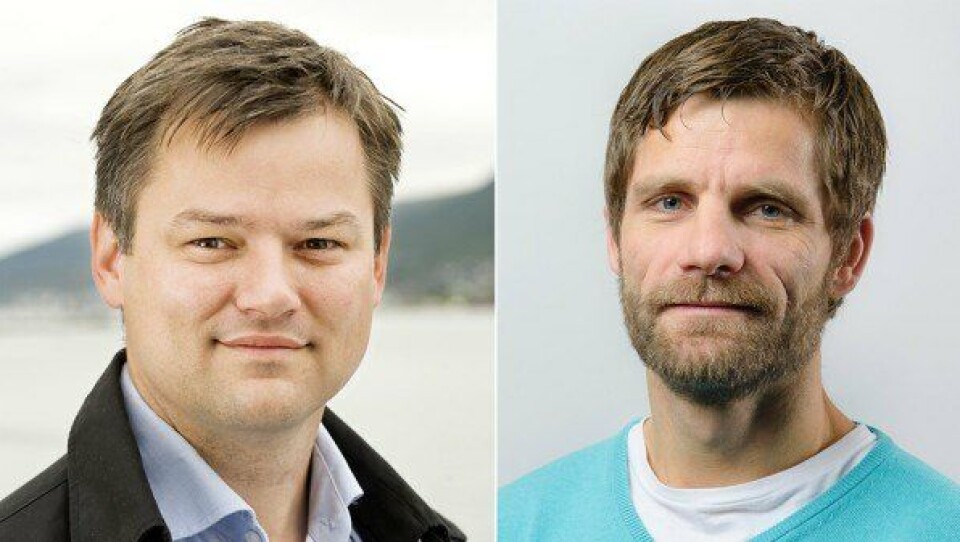 Bjørn-Erik Stabell og Øystein Valanes blir nye fiskeriutsendinger i Spania og Brasil. Foto: Norges Sjømatråd.