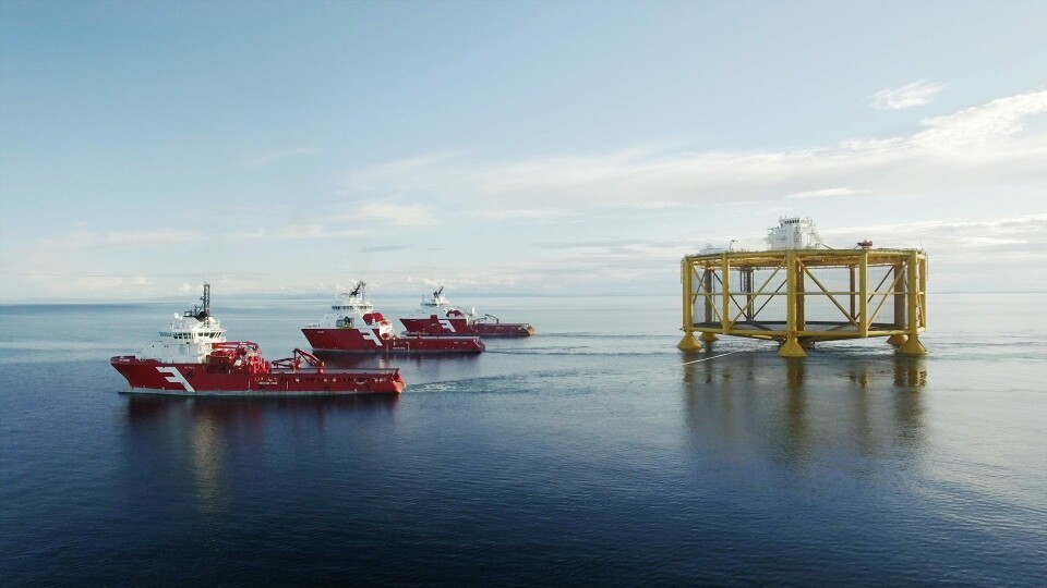 Det nyetablerte selskapet SalMar Aker Ocean har som mål å utvikle offshore havbruk som en viktig bidragsyter til produksjon av sjømat i verden. Illustrasjonsfoto: SalMar Det nyetablerte selskapet SalMar Aker Ocean har som mål å utvikle offshore havbruk som en viktig bidragsyter til produksjon av sjømat i verden. Illustrasjonsfoto: SalMar