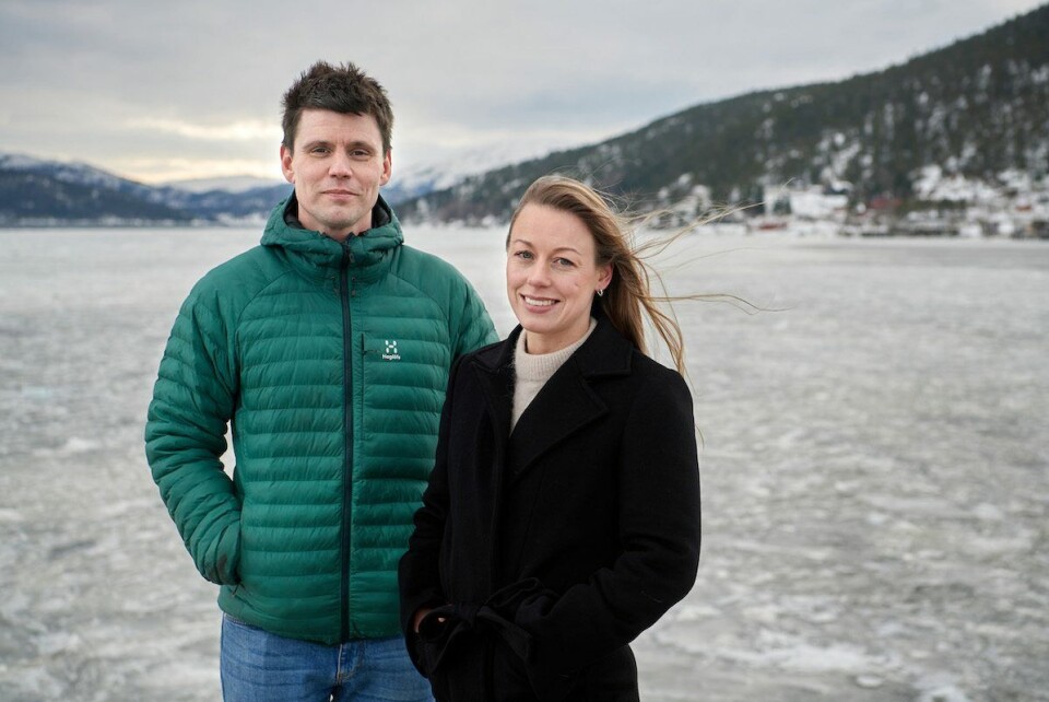 Alexander Lindseth og Turid Korsnes Lian. Foto: Aqua Kompetanse