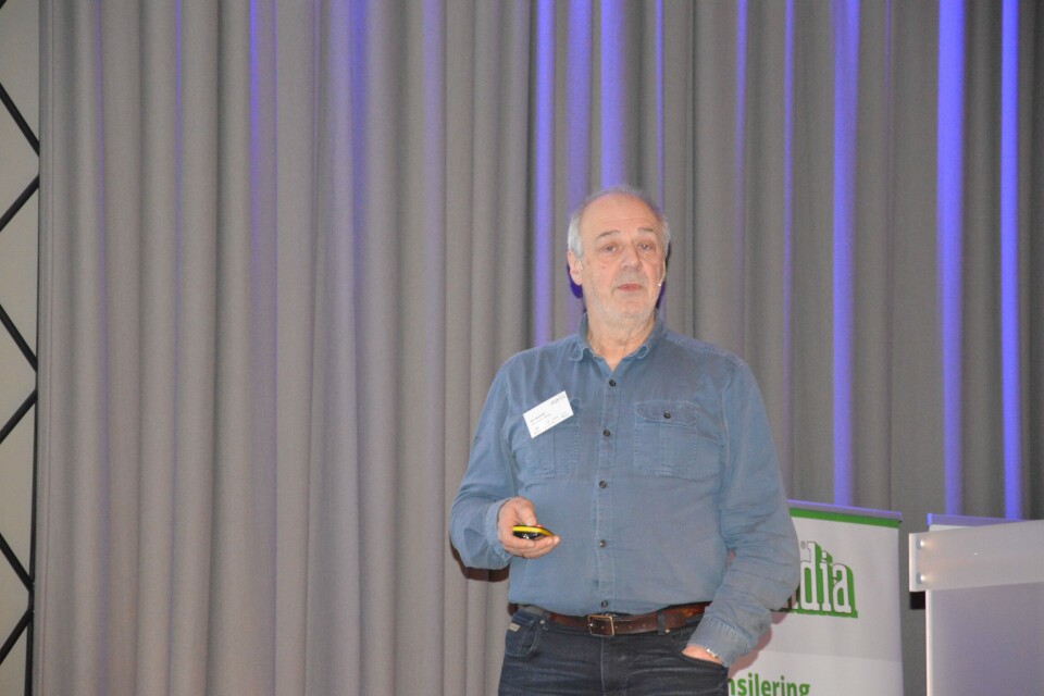 Professor Are Nylund fra UiB under AqKva 2018. Foto: Linn Therese Skår Hosteland