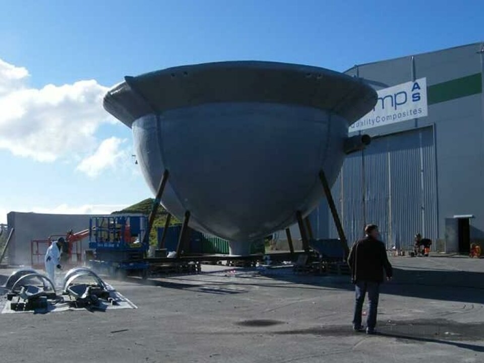 Aquadomen skulle gjenoppbygges. Foto: MSC Aqua. Aquadomen skulle gjenoppbygges. Foto: MSC Aqua.