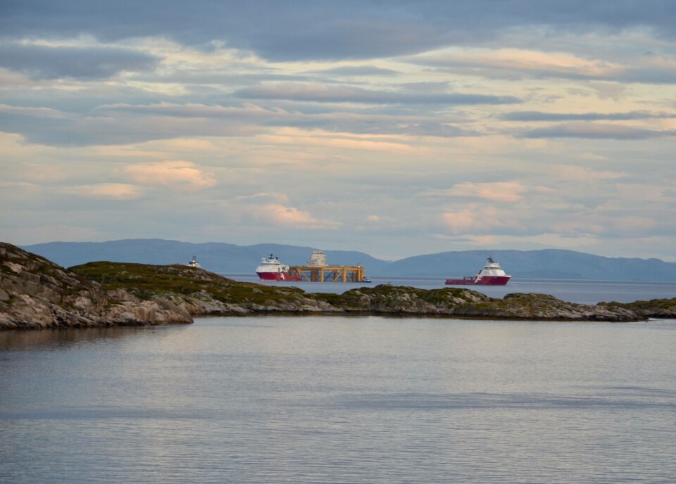 Havmerden sett fra Sørburøy. Foto: Privat.