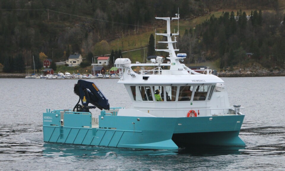 Heimdall levert fra Moen Marin. Foto: Moen Marin.