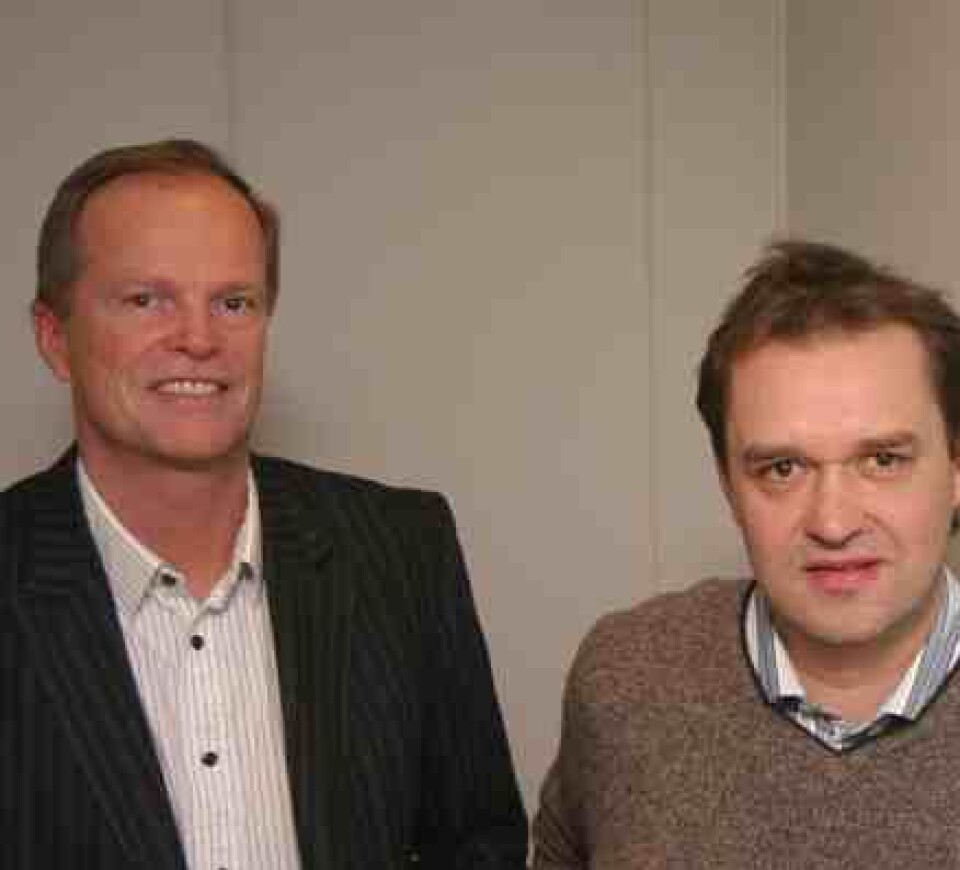 Knut Eikeland og Arne Olsen i Mercatus