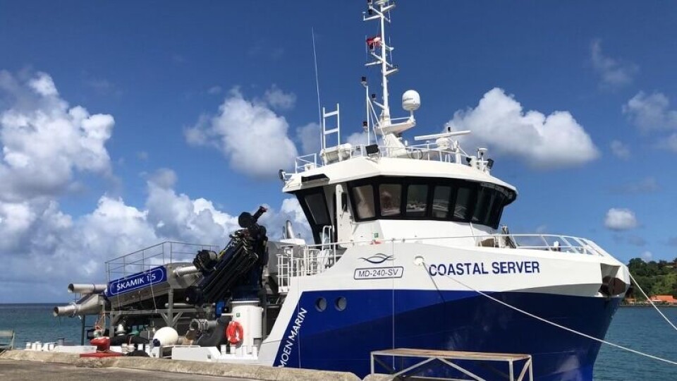 Det nye fartøyet «Coastal Server». Foto: Moen Marin