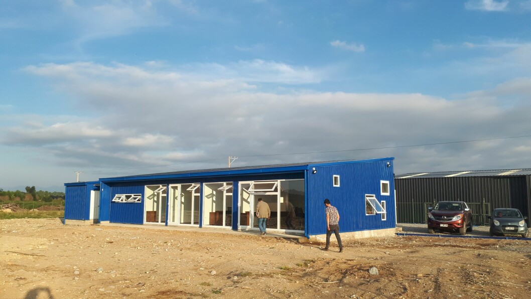 NIVA Chile har bygget nye kontorlokaler like utenfor Puerto Varas. Foto: Xavier Gutierrez, NIVA