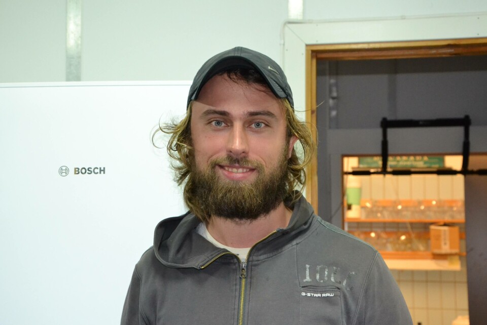 Kim Halvorsen forsker på leppefisk for Havforskningsinstituttet. Foto: Magnus Petersen