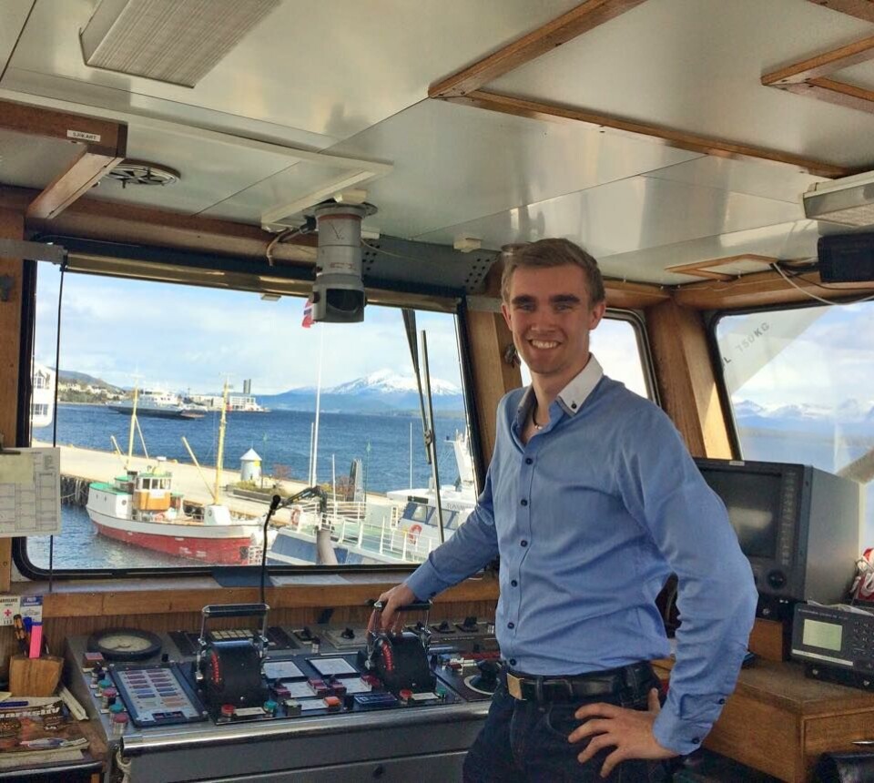Sindre Holberg startet selskapet i 2015, da var han bare 21 år og studerte fremdeles. Tre år senere leverer selskapet gode resultater og har økende oppdragsmengde. Foto: Holberg Shipping.