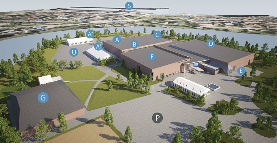 Ny hall settes opp og Nor-fishing gjør rom for utstillerstrøm. Foto: Nor-fishing