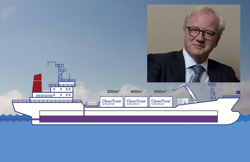 Inntektene fra fiskehelsesegmentet økte med 213 % i kvartalet drevet av salg av lakselusmiddel og CleanTreat-løsninger forteller Benchmark Holdings ved administrerende direktør, Trond Williksen.