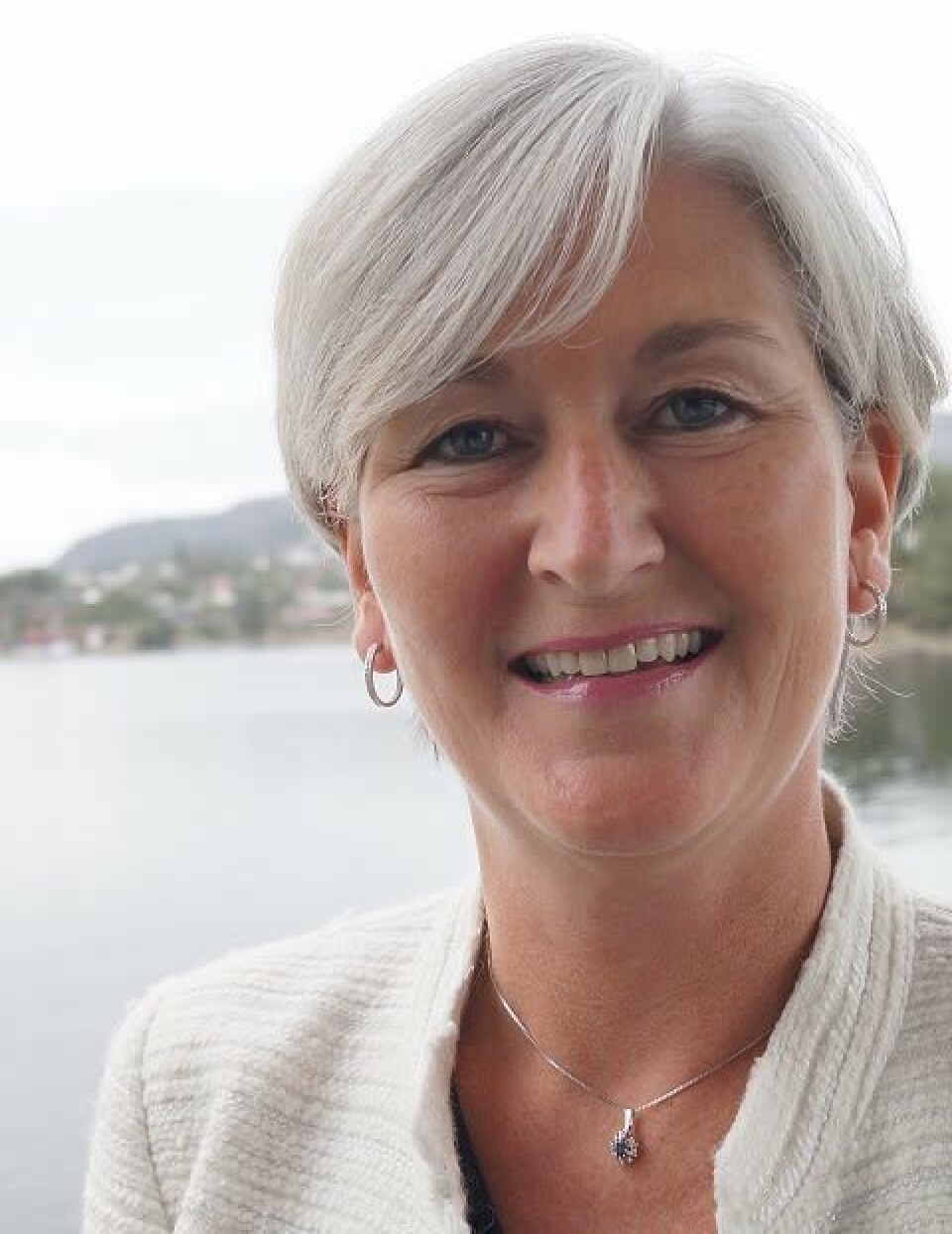 De siste tre årene har Øen ledet Salmon Group, et nettverk for små- og mellomstore oppdrettere av laks og ørret langs hele kysten. Nå drar hun over dammen. Foto: Salmon Group