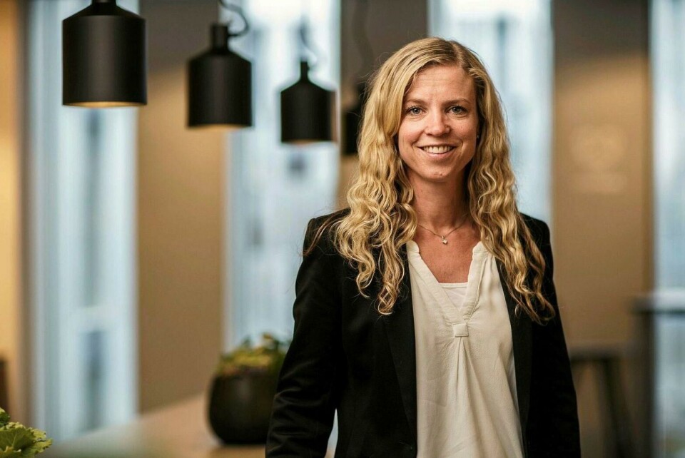 Kristine Hartmann er ansatt som ny utviklingsdirektør i SalMar Aker Ocean. Foto/videoskjermdump: Aker BioMarine