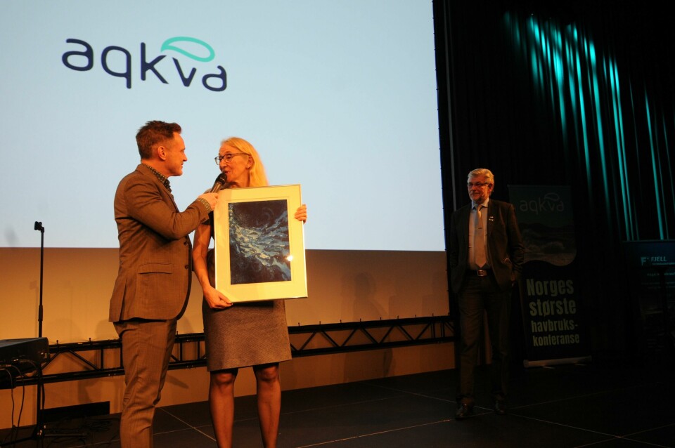Britt Hjeltnes mottok AqKva-prisen i 2020. Hvem får den til neste år? Foto: Pål Mugaas Jensen