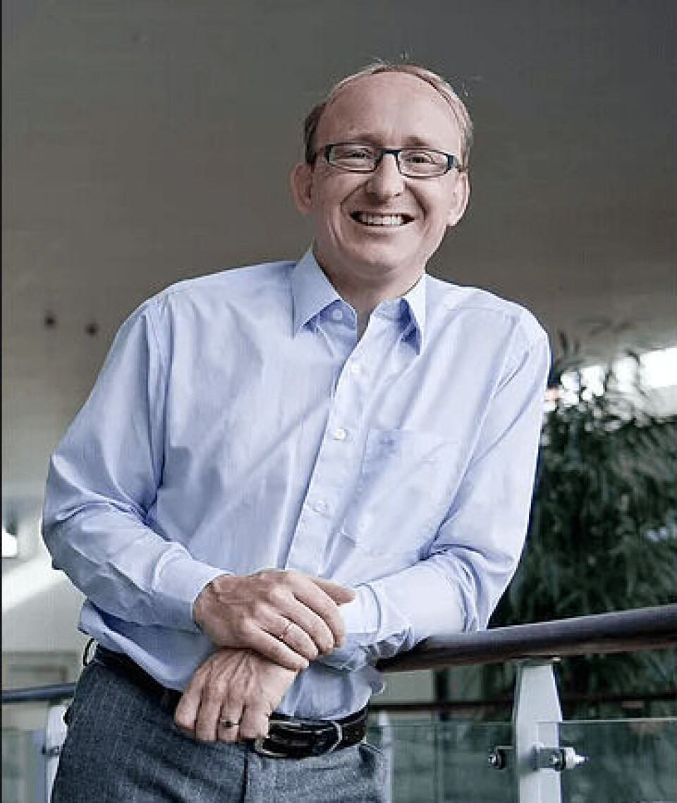 Jurymedlem Eivind Helland fra Stiim Aqua Cluster lot seg imponere av vinneren. Foto: Stiim Aqua Cluster Jurymedlem Eivind Helland fra Stiim Aqua Cluster lot seg imponere av vinneren. Foto: Stiim Aqua Cluster