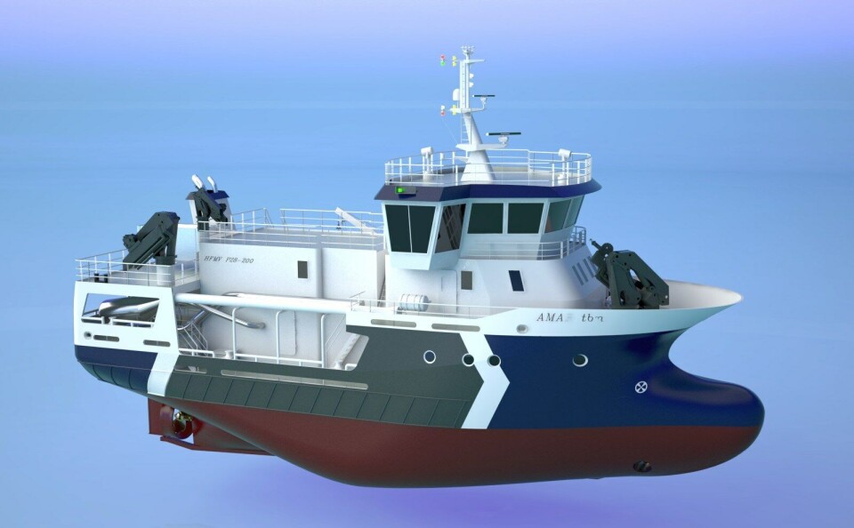 Ifølge Amar Shipping er fartøyet utrustet med alt nødvendig utstyr for sikkert og effektivt fortøyningsarbeid. Foto: Amar Shipping.