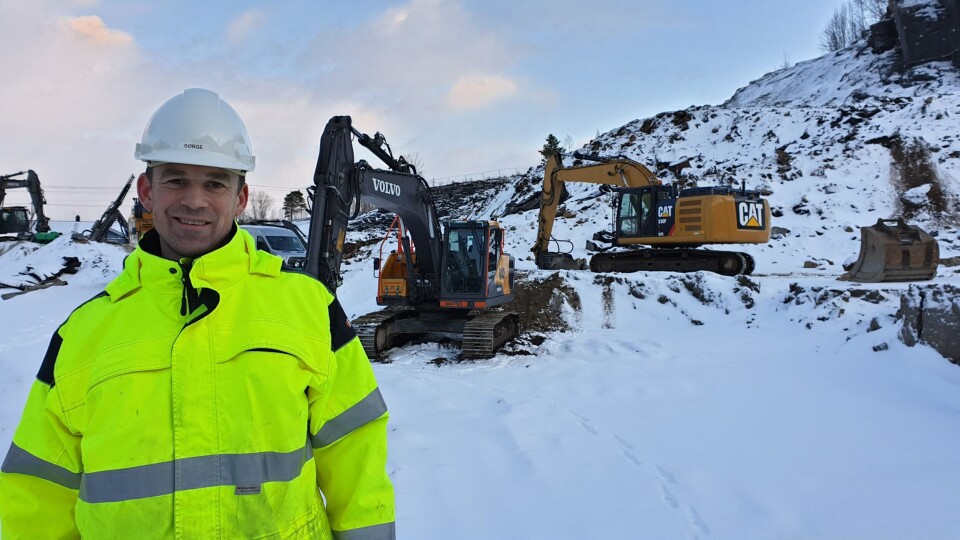 Her skal smoltanlegget bygges. Foto: Salten Aqua