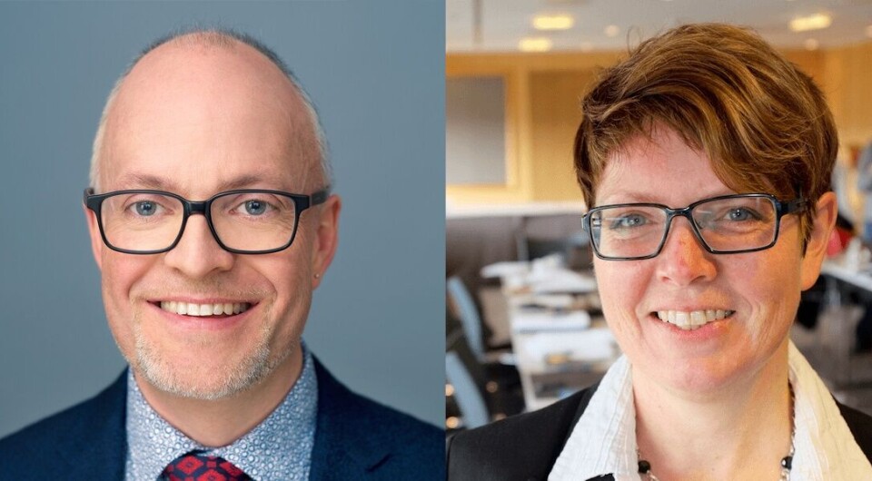 Forsknings- og utviklingsdirektør i, Mowi Øyvind Oaland, og daglig leder av Marø Havbruk, Elin Tveit Sveen, er to av styremedlemmene i FHFs nye styre. Foto: CF Wesenberg/Mowi og Are Kvistad/Sjømat Norge.