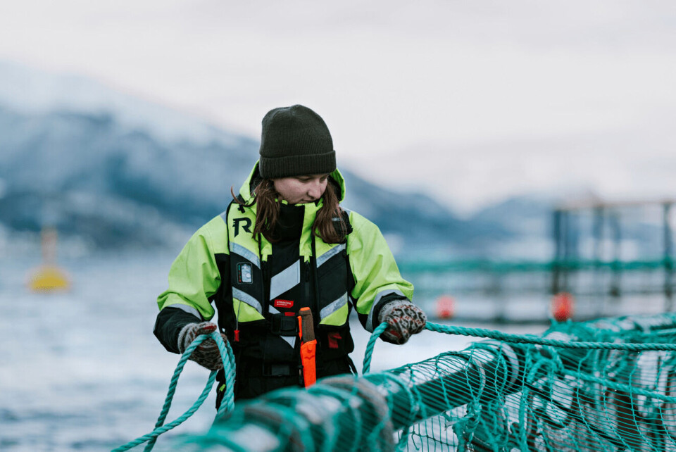 Kristin Ramsli, driftstekniker på anlegget. Foto Tone Molnes
