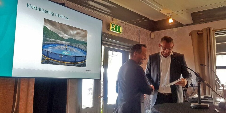 Geir Ove Ystmark og Roy Angelvik. Foto: Bendik Whist, Energi Norge.