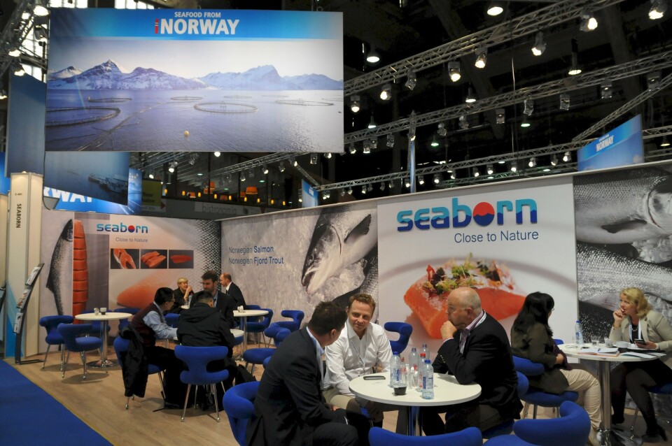Arkivbilde fra fjorårets Seafood Expo.