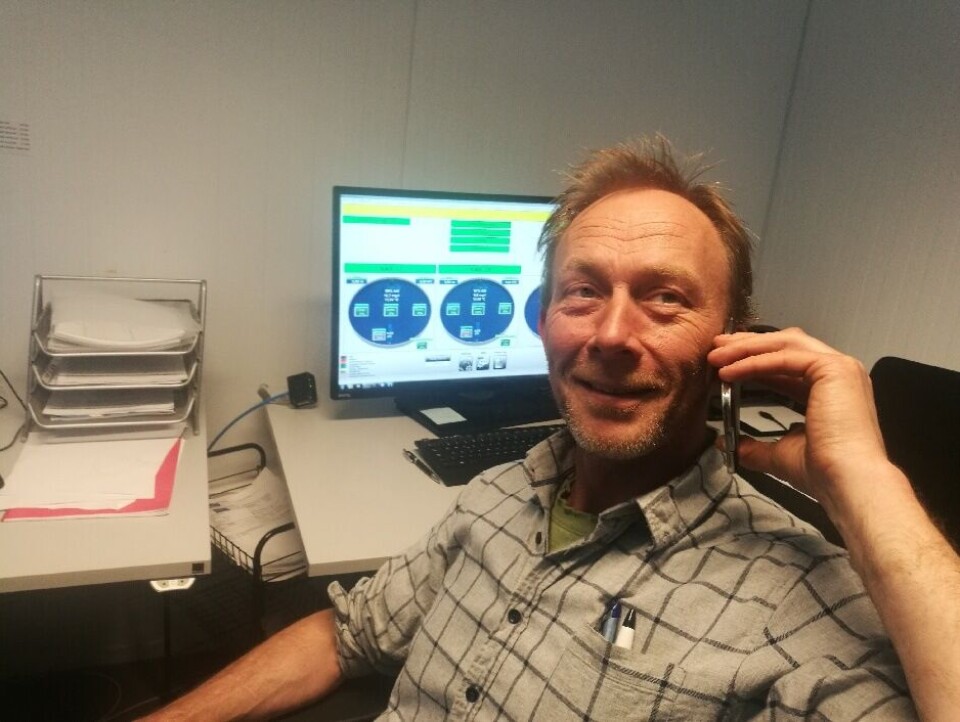 Erik Morvik er tilsett hjå Vik Settefisk. Foto: Privat.